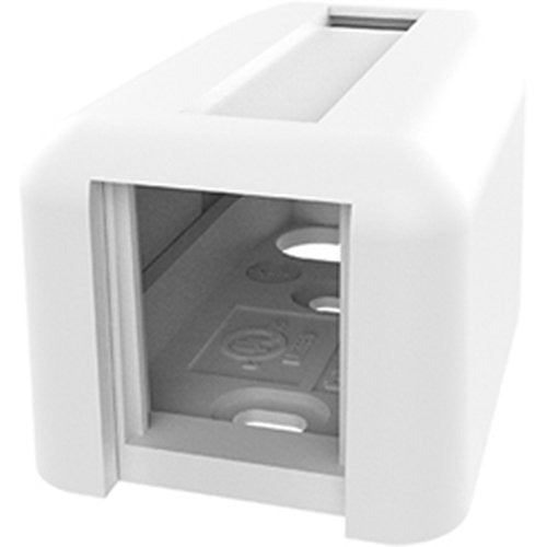 Ortronics 404TJ1-88 TracJack 1-Port Surface-Mount Box, White