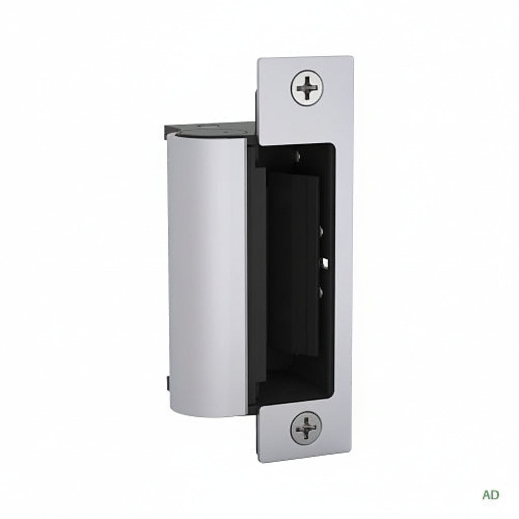 HES 1006CAS 1006 Series Complete Electric Strike for Deadbolt Locks, includes Faceplates (N, ND, NM), Satin Stainless Steel
