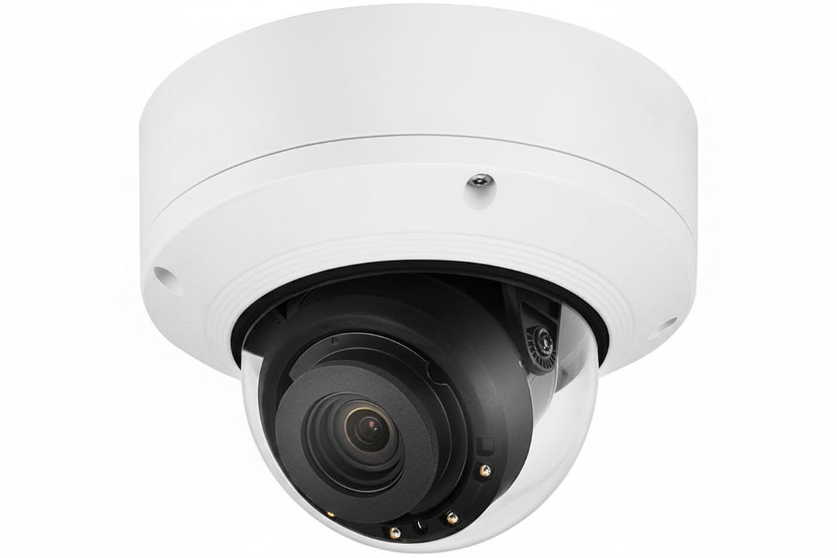 Hanwha XND-9082RV X-Series 4K IR Indoor Vandal Dome Camera, 2.8-8.4mm Varifocal Lens, White