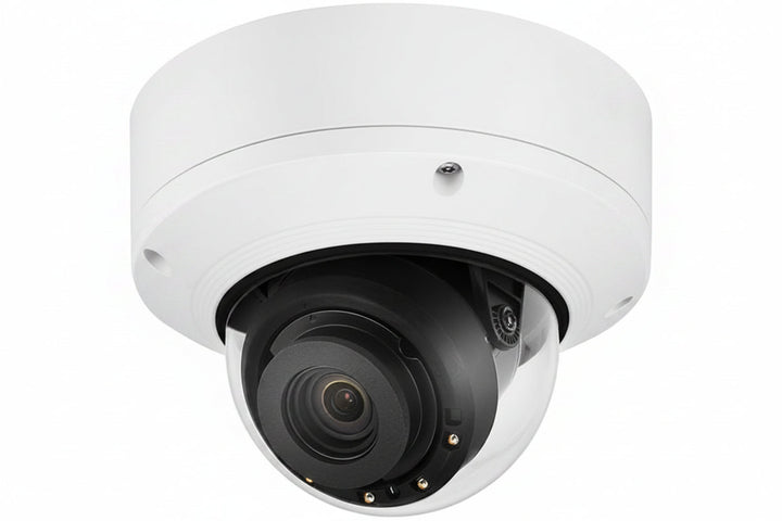 Hanwha XND-9082RV X-Series 4K IR Indoor Vandal Dome Camera, 2.8-8.4mm Varifocal Lens, White