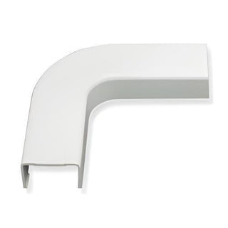 ICC ICRW12EOWH 1 1/4" Flat Elbow 90, Cable Management, White, 10-Pack
