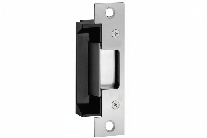 HES 5000-12/24D-501-630 Complete Pac Electric Strike with Faceplate, 12/24VDC, Satin Stainless Steel