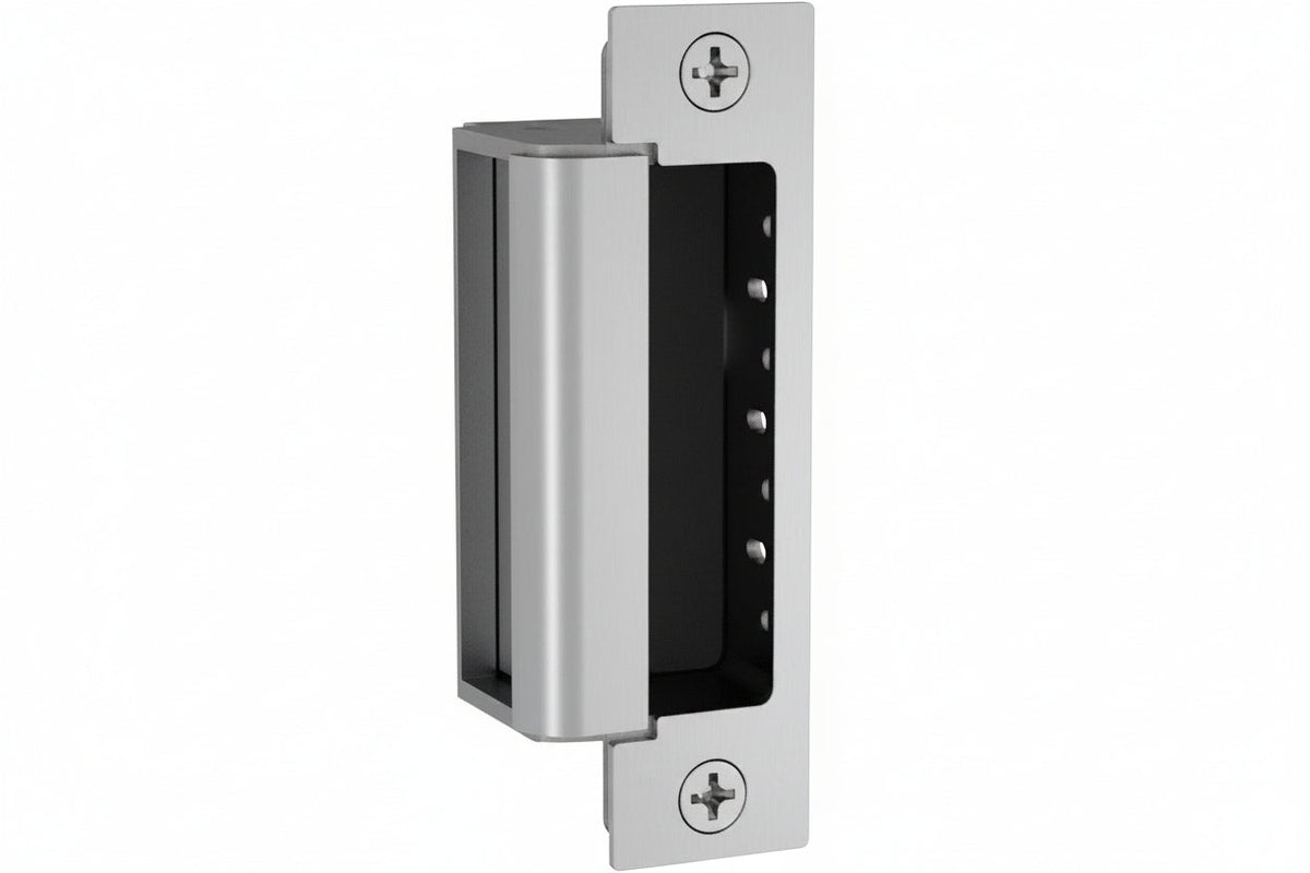HES 1600-CDB-630 1600 Series Complete Electric Strike for Deadbolt Locks with 1DB Faceplate Kit, Satin Stainless Steel