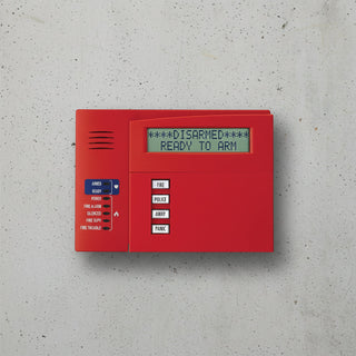 Honeywell Home 6160CR-2 High-Security/Business Fire Alpha Display Keypad, Status LEDs, UL864 Rev Listed