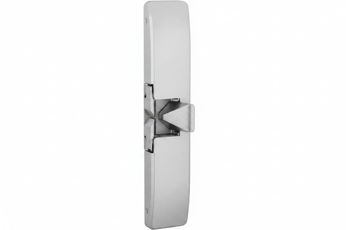 HES 9500-12/24D-630-LBM 9500 Series Surface Mounted Electric Strike with Latchbolt Monitor, Fire Rated, Satin Stainless Steel