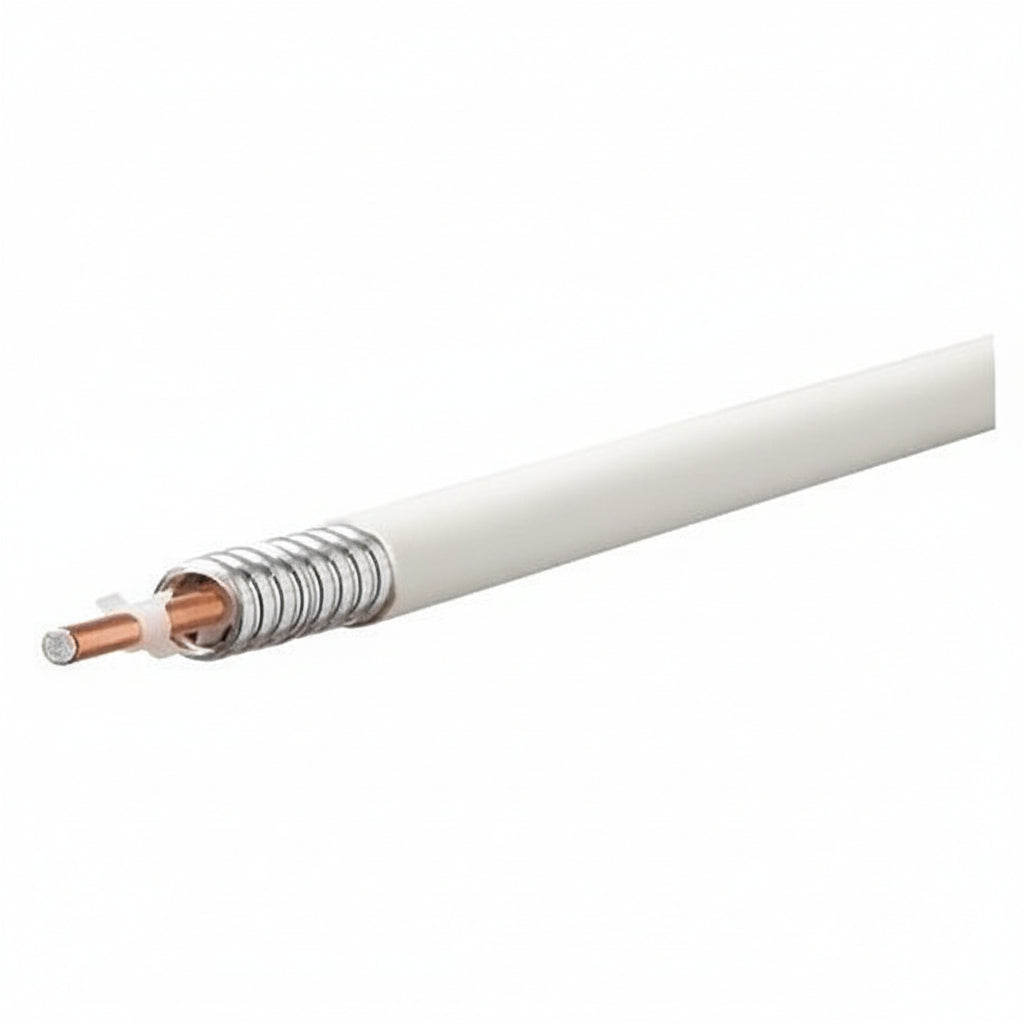 Honeywell BDA BDA-AP6012J50-1 Trilogy AirCell 1/2" Plenum Fire Cable, CMP, NFPA-262, UL-444, FT6, 1' (0.304m), Reel, White