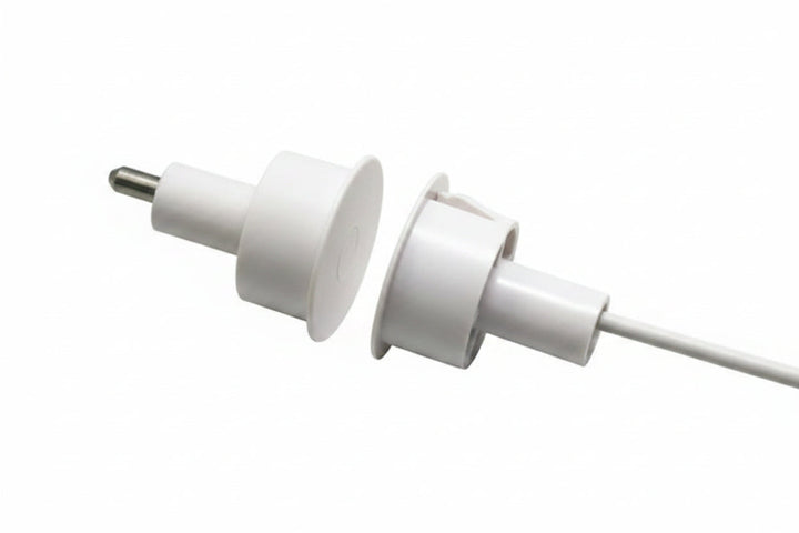 GRI 190-12-W 3/4" Steel Door Recessed Switch Set, Standard Gap, 5W, 175VDC, 0.25 Amp, Open/Closed SPDT, C, White
