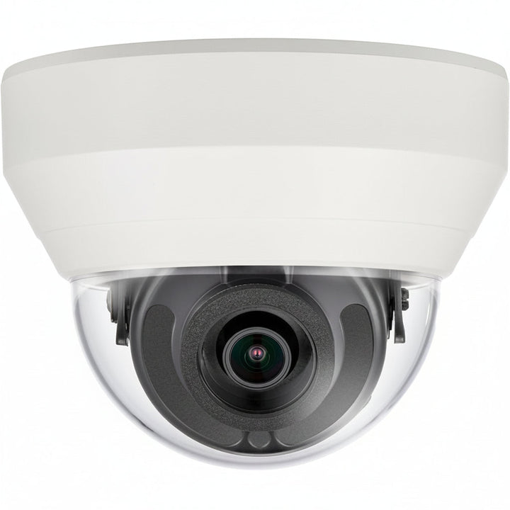 Hanwha HCD-6010 HD+ Series 2MP Analog HD Dome Camera, 2.8mm Fixed Lens, Ivory