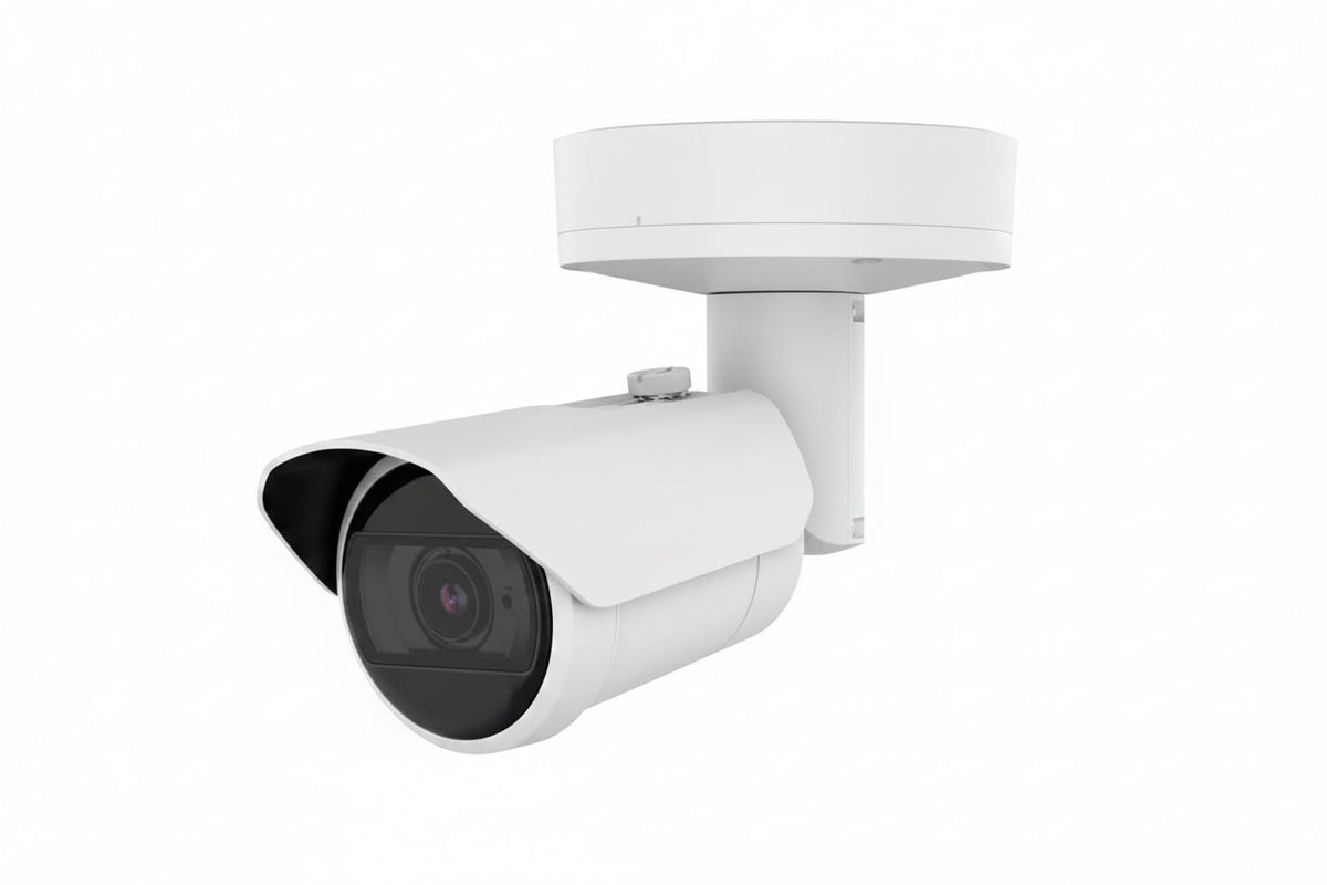 Hanwha XNO-A9084R 8MP AI IR Bullet IP Camera, 2.1x Zoom, 4.4-9.3mm Motorized Varifocal Lens