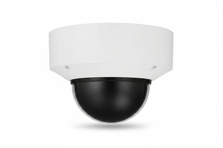 Hanwha XNV-C9083R Series Peripheral 4K Outdoor IR Vandal Dome IP Camera, 4.4 9.3mm Lens, White