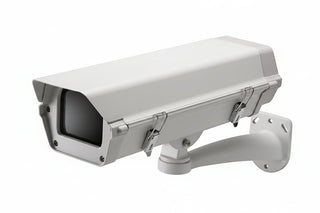 Hanwha SHB-4200H Indoor/Outdoor Housing for Fixed Box Cameras, -31° to +122° (-35° to +50°C) Operating Temperature, Ivory