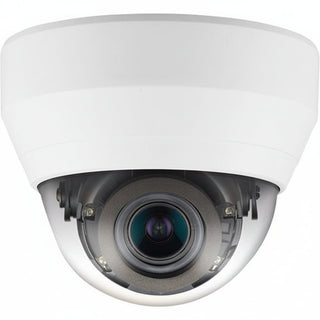 Hanwha QND-6082R Q-Series 2MP IR Vandal Dome Camera, 3.2-10mm Varifocal Lens, White