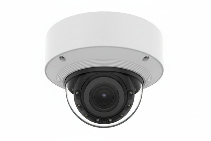 Hanwha XND-A9084RV 8MP WN9 AI Indoor Dome IP Camera, 131.2' (40m) IR Range, 2.1x Zoom Ratio, 4.4-9.3mm Motorized Varifocal Lens
