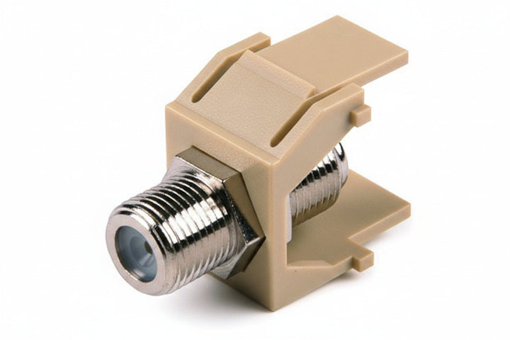 HellermannTyton FINSERT-I Connector Module Insert, Ivory
