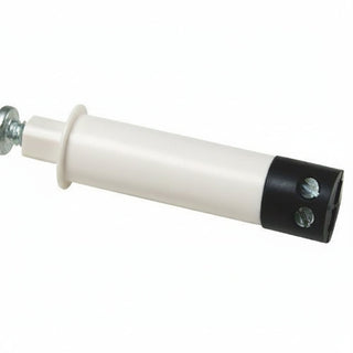GRI PB-2020-T-W 3/8" Diameter Plunger Switch with Terminals, 10W, 200VDC, 0.50A, Closed Loop, N/O, A, White