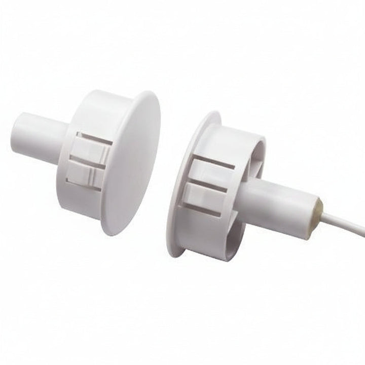 GRI 199-12-B 1" Steel Door Recessed Switch Set, Standard Gap, 5W, 175VDC, 0.25 Amp, DPDT, X 2, Brown