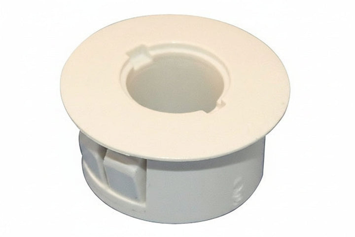 GRI PA-75-W-10 Recessed Adapter, 3/4" Diameter with 3/8" Hole, White (Min Order Qty of 10)