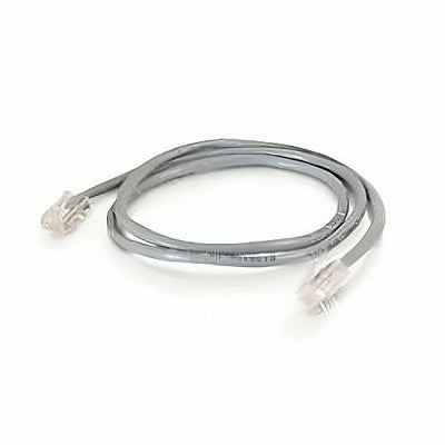 Quiktron 560-100-025 CAT5e Patch Cable, Gray 025' No-Boot Patch Cord