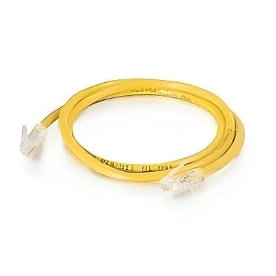 Quiktron 560-115-001 CAT5e Patch Cable, Yellow 001' No-Boot Patch Cord