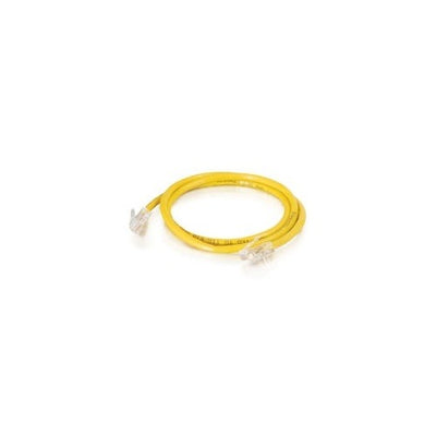 Quiktron 560-115-005 CAT5e Patch Cable, Yellow 005' No-Boot Patch Cord