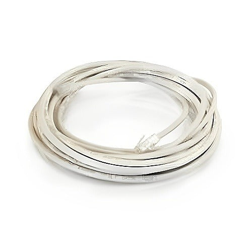 Quiktron 560-125-014 CAT5e Patch Cable, White 014' No-Boot Patch Cord