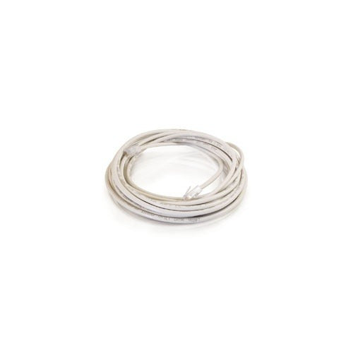 CAT6 Patch Cord 50 ft White No-Boot Network Cable RJ45 Male 566-125-050