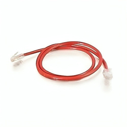 Quiktron 566-130-050 CAT6 Patch Cable, Red 050' No-Boot Patch Cord