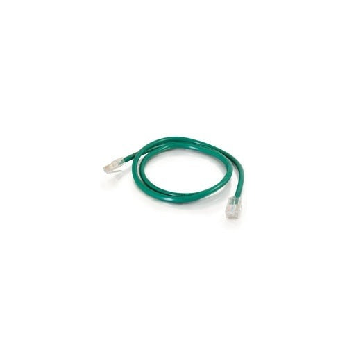 Quiktron 566-120-025 CAT6 Cooper Patch Cable, RJ-45 Male to Male, 25', Green 566120025