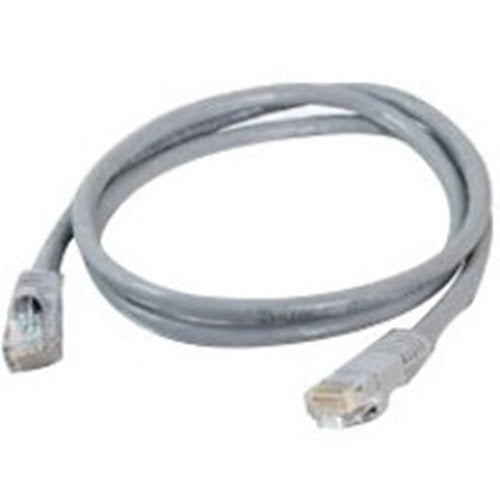 CAT5e Patch Cable 1ft Booted RJ45 Network Cord 570-100-001, Gray
