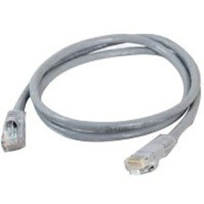 CAT5e Patch Cable 1ft Booted RJ45 Network Cord 570-100-001, Gray