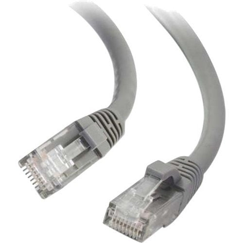 Cat6 Booted Patch Cable 5ft RJ45 Network Cord 576-100-005, Gray
