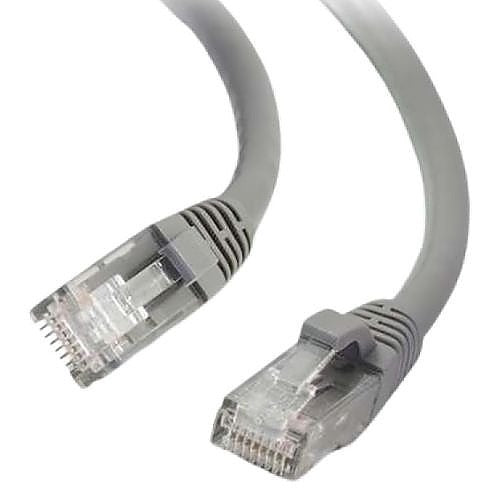 Quiktron 576-100-014 CAT6 Network Cable, 14' Snagless C6 CM, Gray