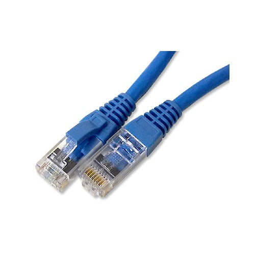 Category 6 Booted Patch Cable 2 ft Blue RJ45 Network Cord 576-110-002