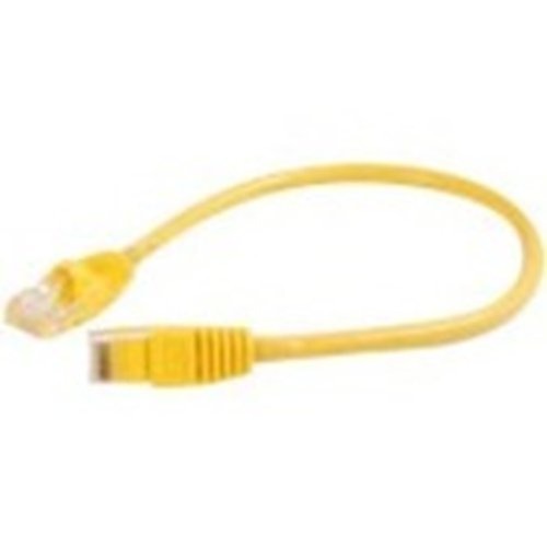 Cat6 Patch Cable 3ft Booted RJ45 Network Cord 576-115-003, Yellow