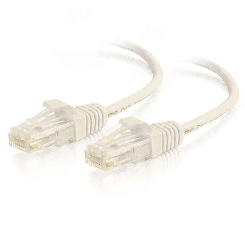 576-RD25-003 Cat6 RJ45 Ethernet Patch Cable, 3 ft, White