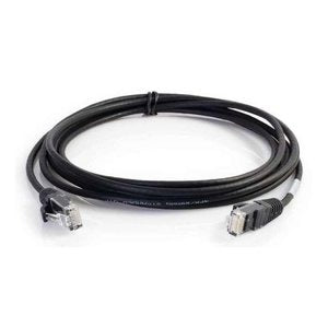 Quiktron 576A-RD35-010 Q-Series CAT6a Patch Cord, Reduced Diameter, Snagless Unshielded (UTP), 10', Black