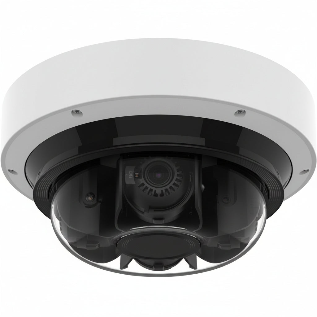Hanwha PNM-C32083RVQ 4K 4-Channel Smart Camera with IP66 Protection, 3.3-5.7mm Motorized Varifocal Lens
