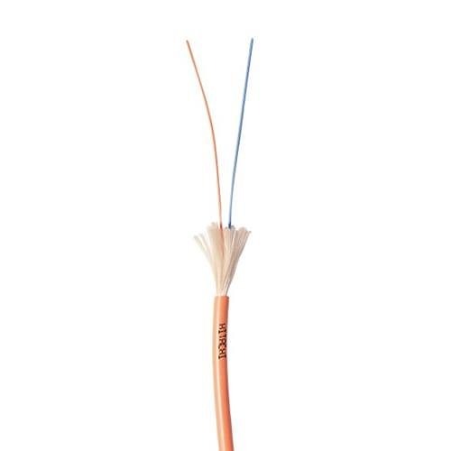 60472-2 2-Fiber OM3 50 µm Indoor Tight-Buffered Plenum Fiber Optic Interconnect Cable, Aqua