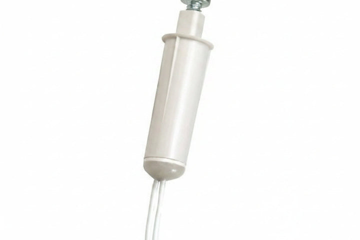 GRI PB-2020-W 3/8" Diameter Push Button Plunger Switch, 10W, 200VDC, 0.50A, Closed Loop, N/O, A, White