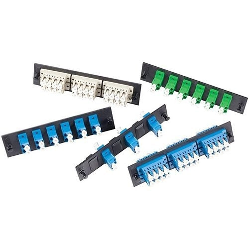 616SMDLC 6-Port Dual LC Single-Mode Fiber Optic Adapter Plate