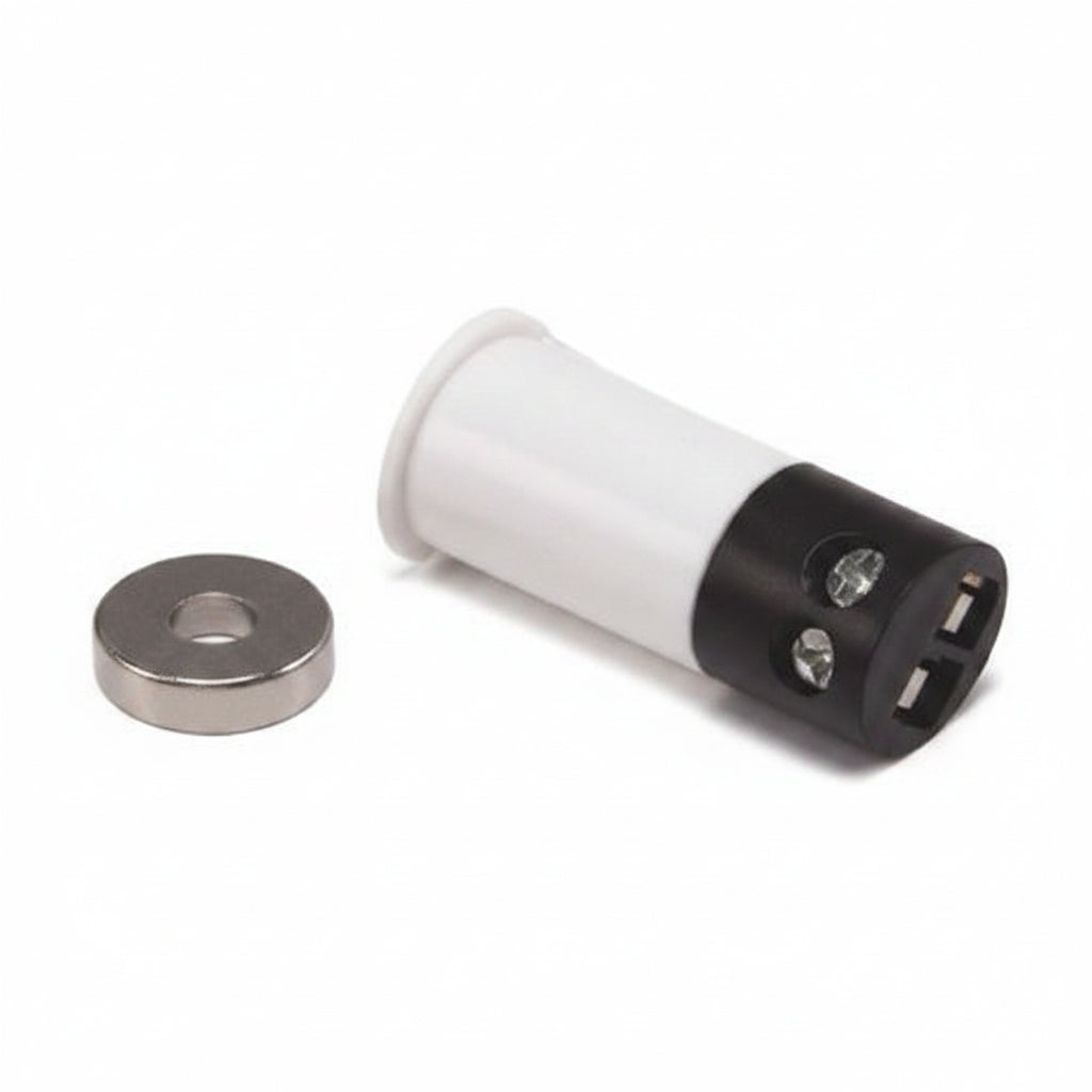 GRI N20RS-T Series Switch Set, MM-400 Rare Earth Magnet Paired with S20RS-T-B Press to Fit Contact, Brown (Min Order Qty of 10)
