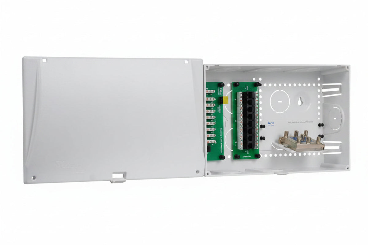 ICC ICRESDC9PK 9" Wiring Enclosure with Cover for Voice, Data and Video (Model K)
