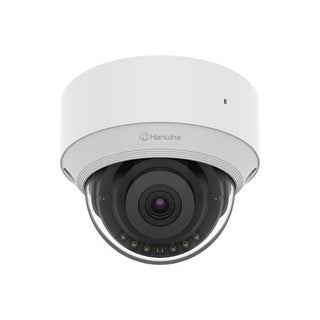 Hanwha QND-C8013R 5MP AI Indoor Dome IR Camera with Built-In Mic, 3mm Fixed Lens