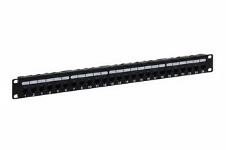 ICC ICMPP0246B Patch Panel, CAT6a, 24-Port, Rms