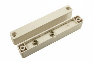 GRI 400WG 400 Series Industrial Surface Mount Switch Set, 3-1/4" Wide Gap, 10W, 160VDC, 0.40A, Closed Loop, N/O, and Concealed Screw Terminals, White