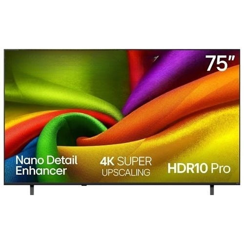 LG 75NU850BPUA 75 inch NU85 4K Smart TV NanoCell LED HDR10