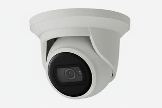 Hanwha ANE-L7012R 4MP Super-Compact Flateye Camera, 3mm Fixed Lens, IR 20m, WDR 120 dB, IP67, IK10, White