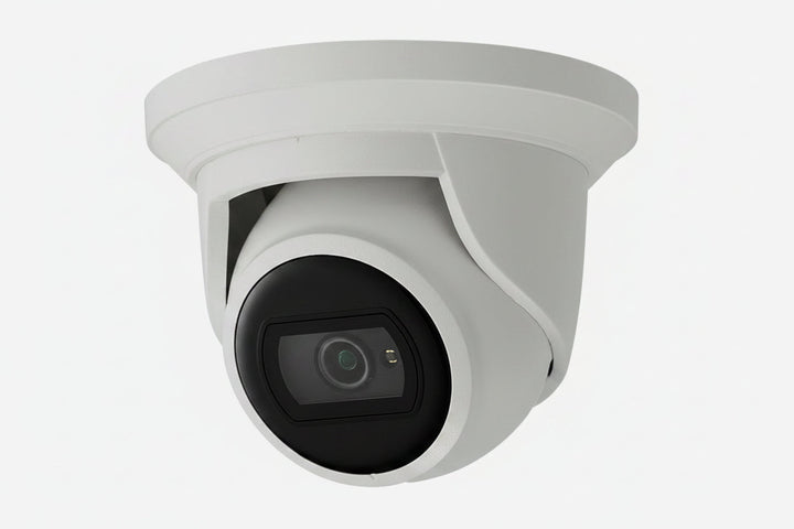 Hanwha ANE-L7012R 4MP Super-Compact Flateye Camera, 3mm Fixed Lens, IR 20m, WDR 120 dB, IP67, IK10, White