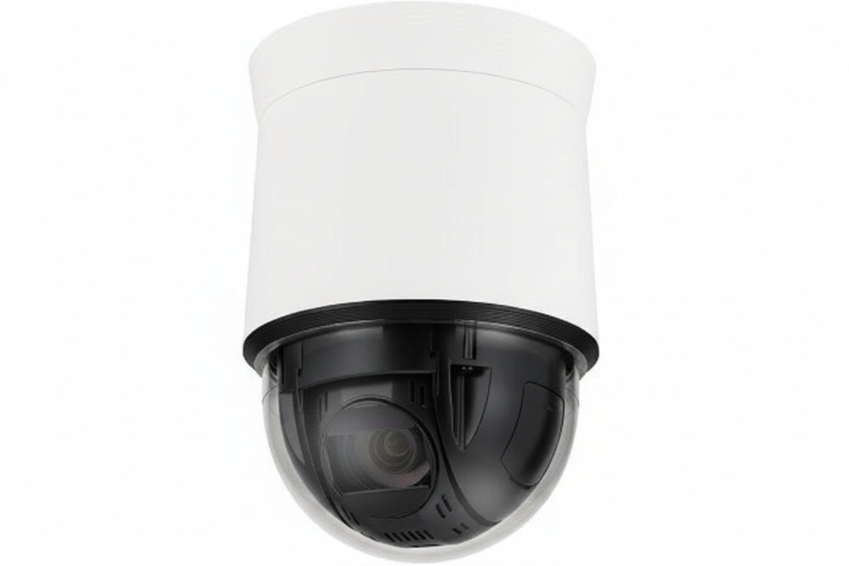 Hanwha QNP-6250 Q Series 2MP PTZ Camera, 4.44-111mm Varifocal Lens, 25x Optical Zoom, WDR 120 dB, White