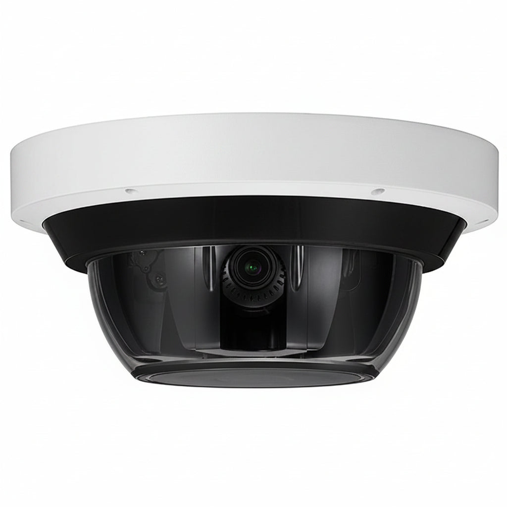 Hanwha PNM-9085RQZ1 20MP (5MP x 4) Multi-Sensor Multi-Directional PTRZ Camera, 4.13-9.4mm Motorized PTRZ Varifocal Lens, IP66, IK10 (Replaces PNM-9085RQZ)